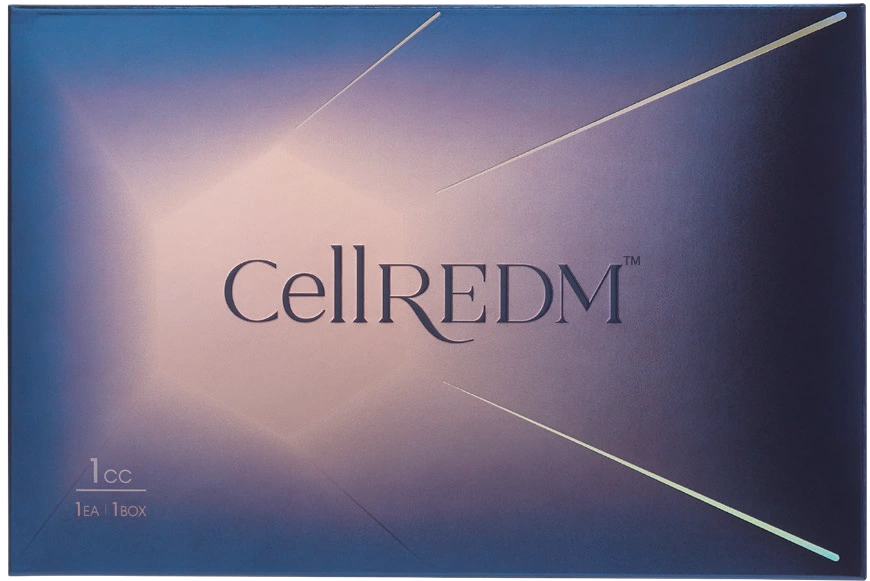 Original product packaging extracted from the CellREDM brochure.
